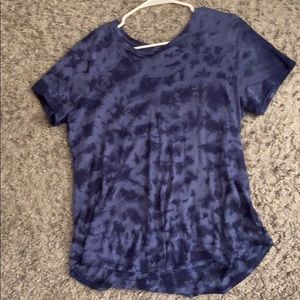 Old Navy blue tie dye shirt